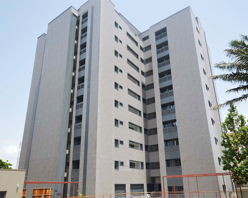 Univest Residential Apartments project in Lagos built with Tiger TMT steel rebars